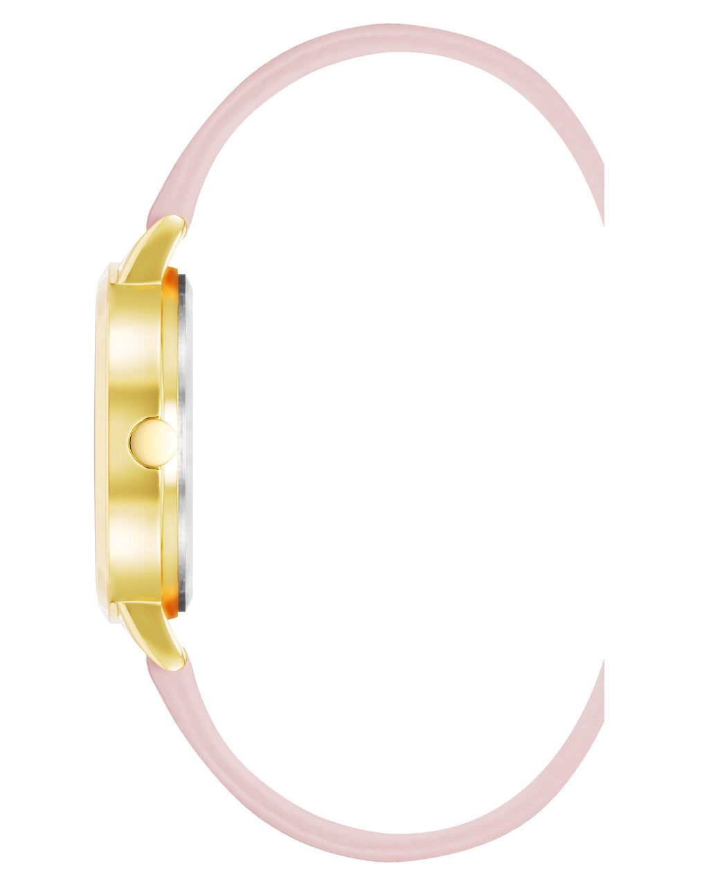Floral Dial Saffiano Strap Watch