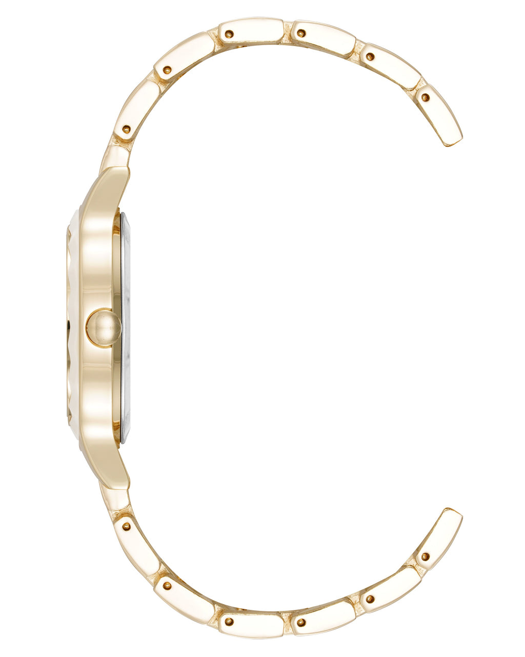 Textured Bezel Bracelet Watch