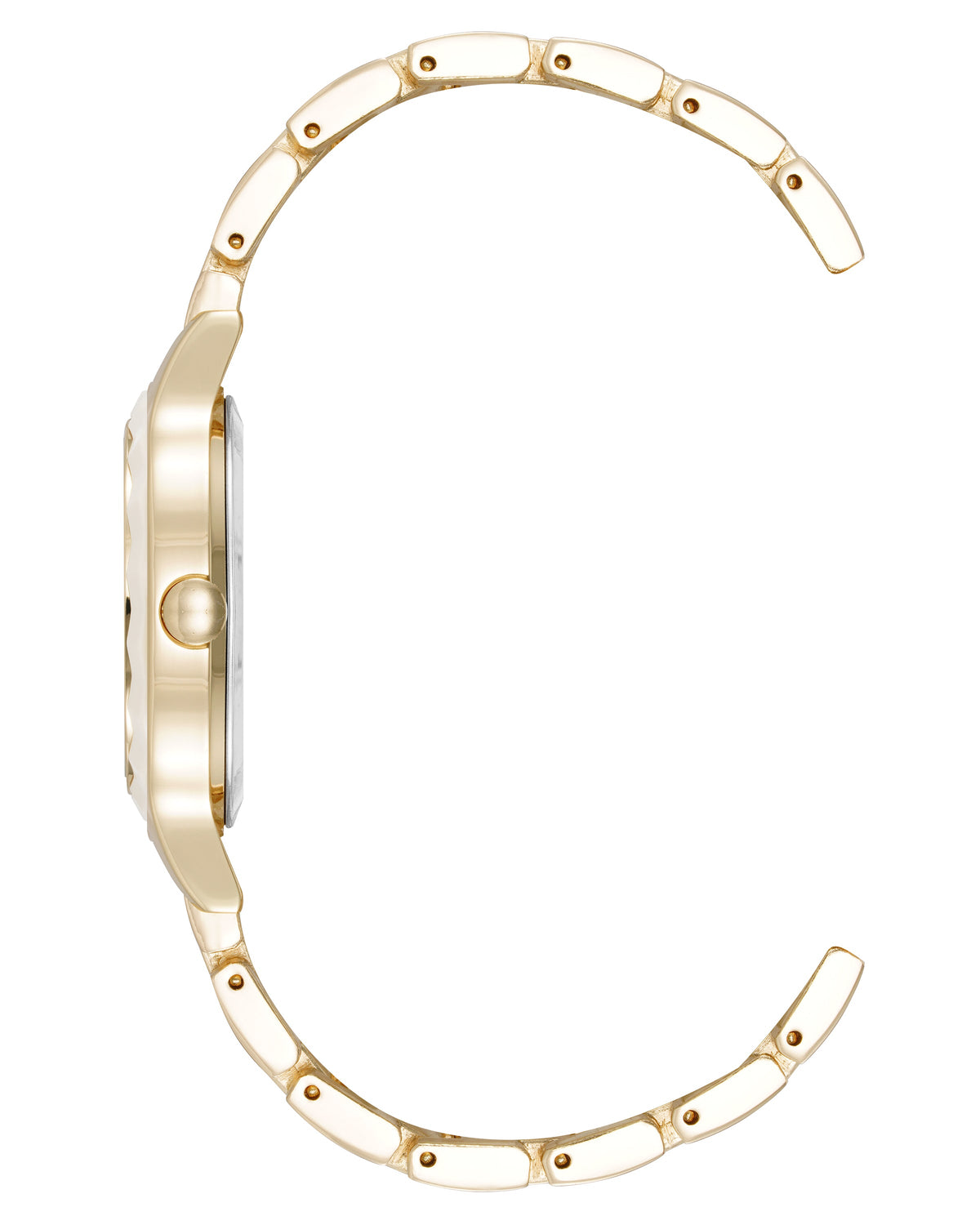 Textured Bezel Bracelet Watch