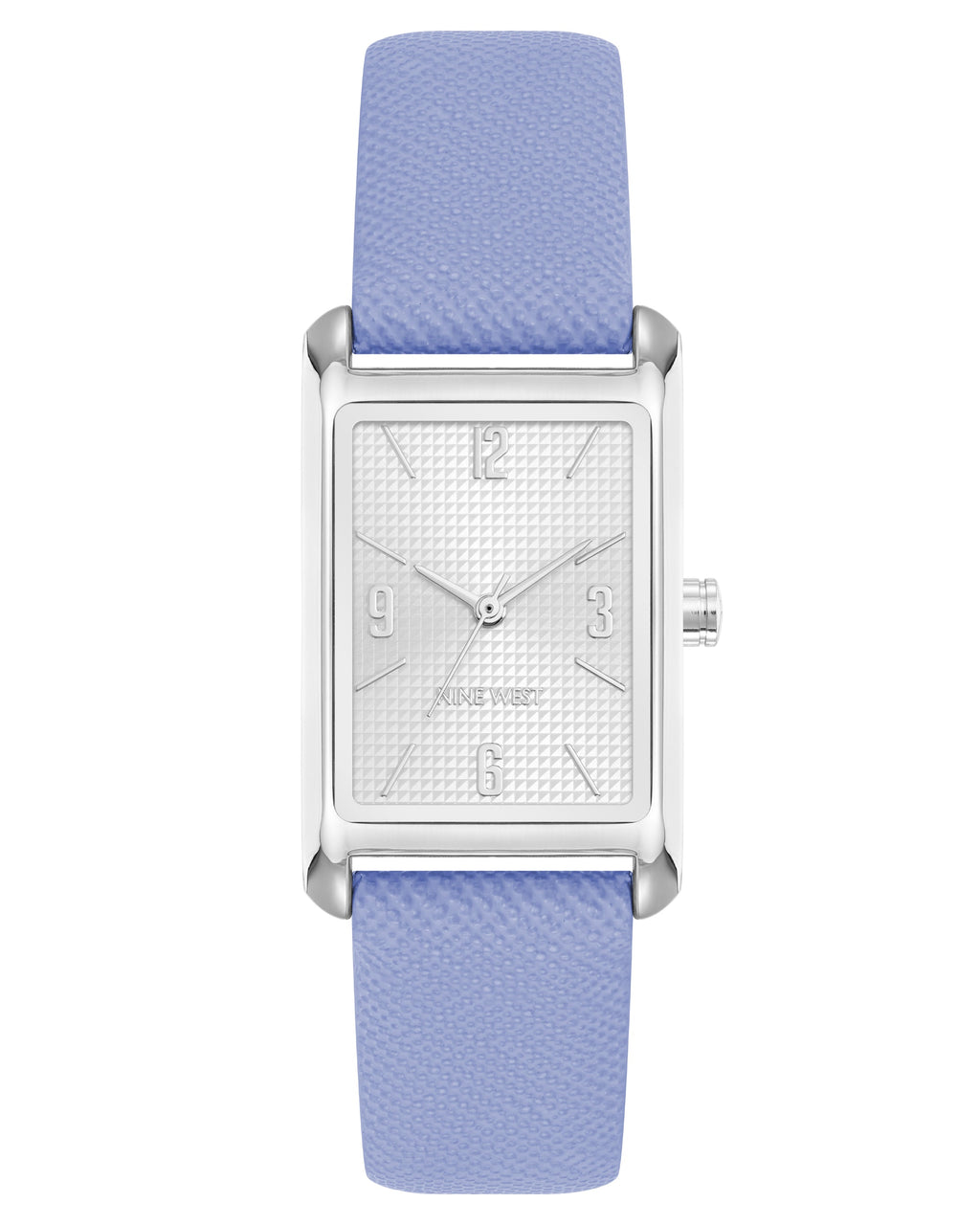 Saffiano Strap Rectangular Watch