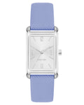 Saffiano Strap Rectangular Watch