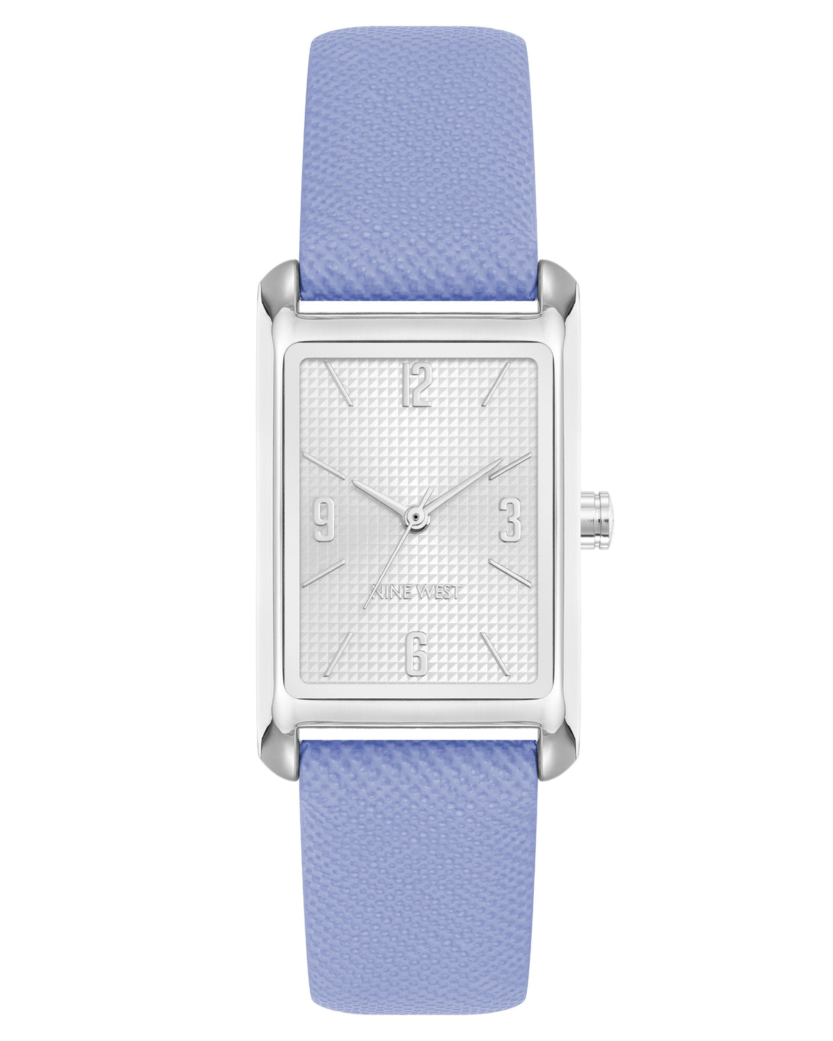 Saffiano Strap Rectangular Watch