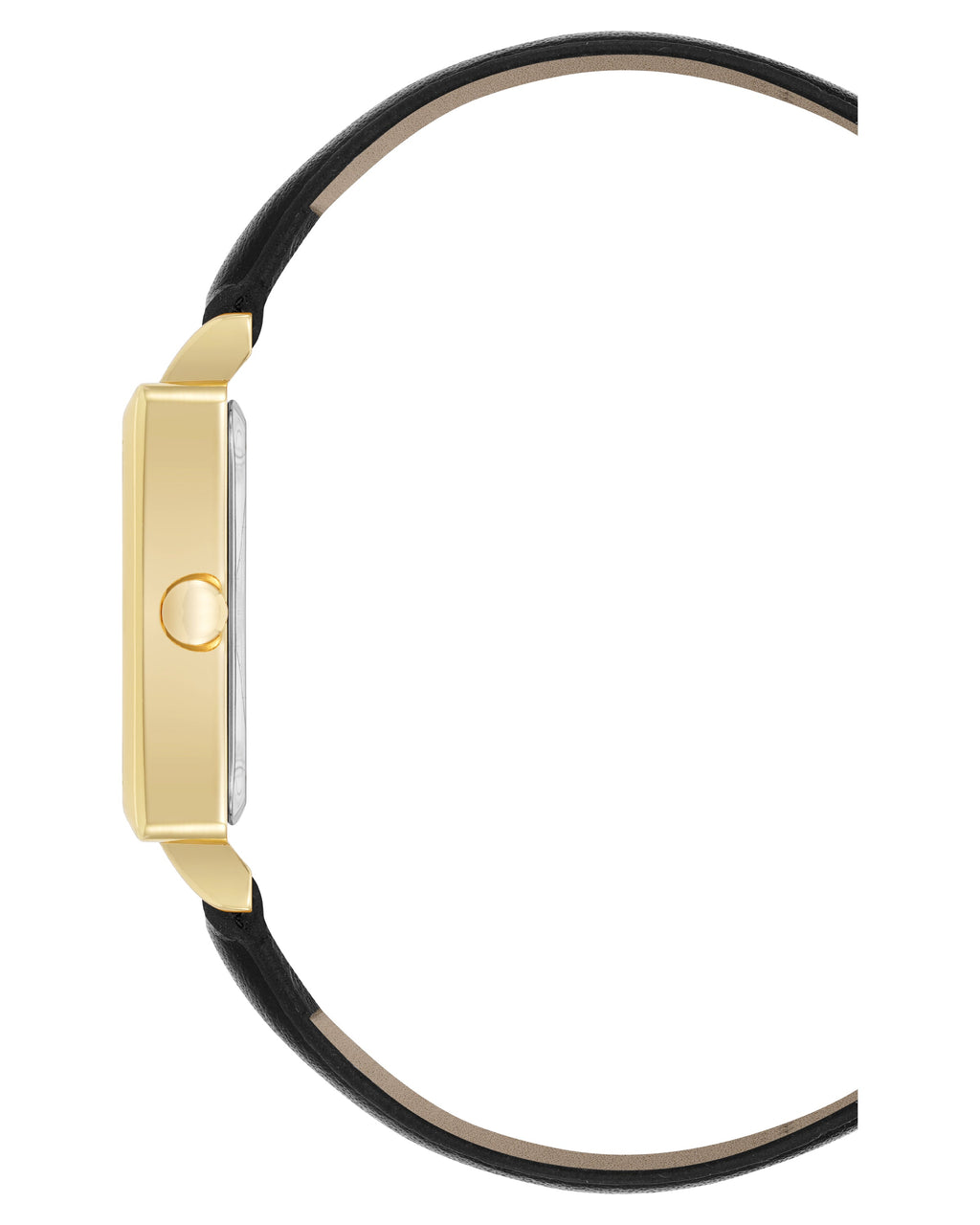 Square Strap Watch with Crystal Accents