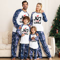 Joy World Pattern Matching Family Christmas Pajamas