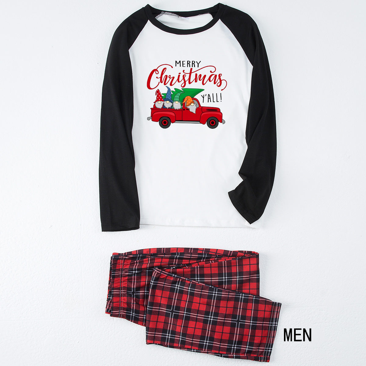 Truck Plaid Matching Family Christmas Pajamas | Adults, Kids & Dog Pajamas