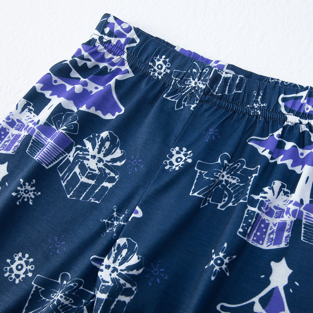 Joy World Pattern Matching Family Christmas Pajamas