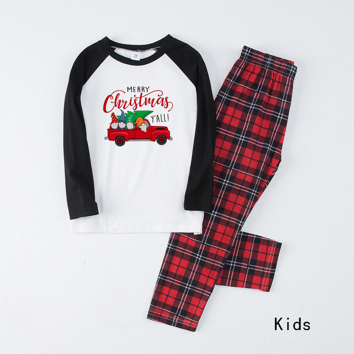 Truck Plaid Matching Family Christmas Pajamas | Adults, Kids & Dog Pajamas