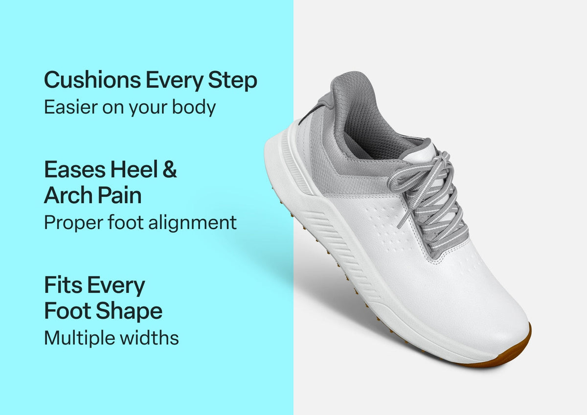 Approach Shot Hands-Free Golf - White/Silver