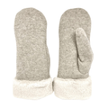 Wool Fur Mitten