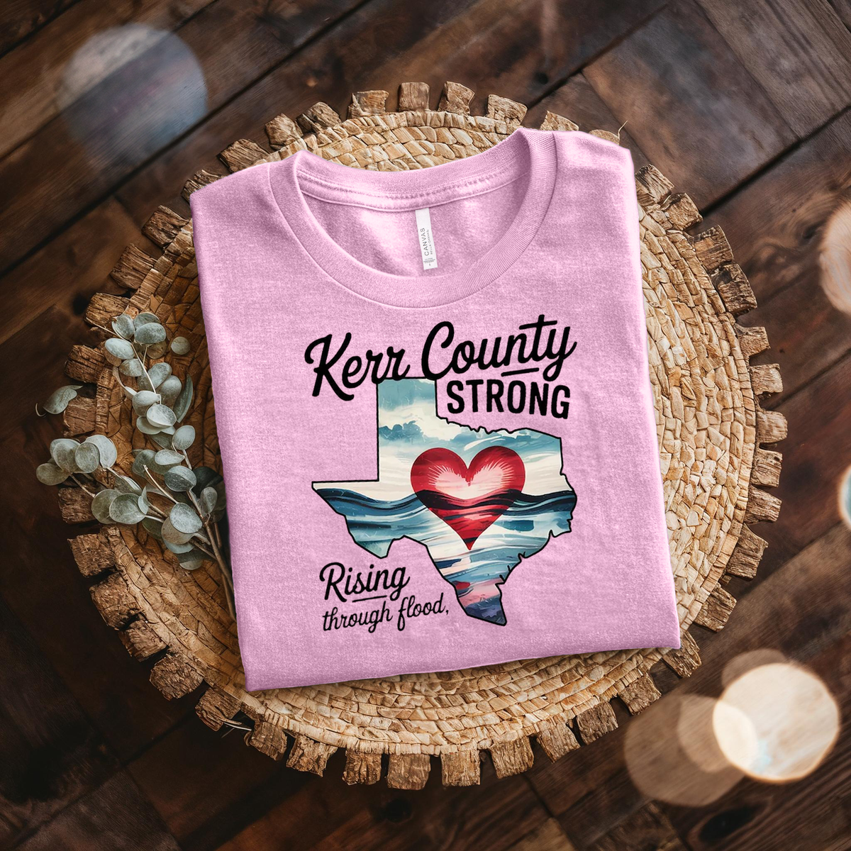 Retro Texas Strong God Bless Texas Print Sweatshirt