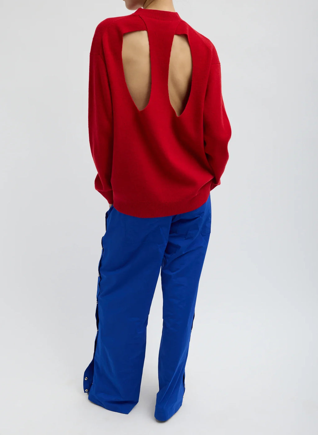 Tibi Nylon Snap Jogger