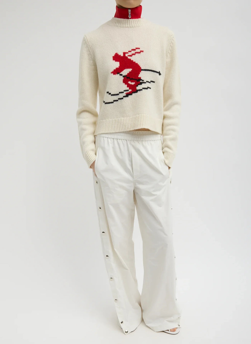 Tibi Ski Shrunken Sweater