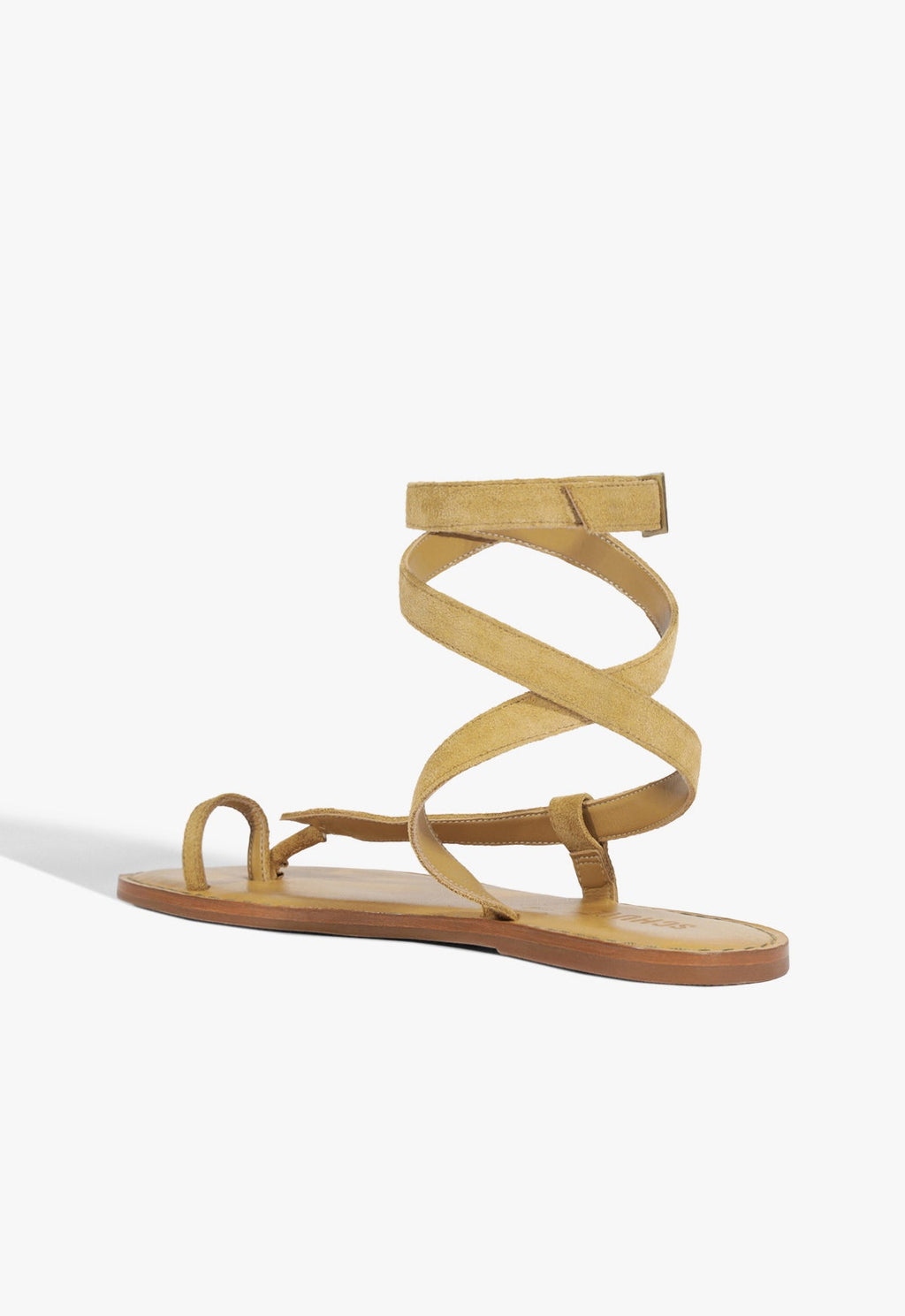 Cleo Suede Flat Sandal