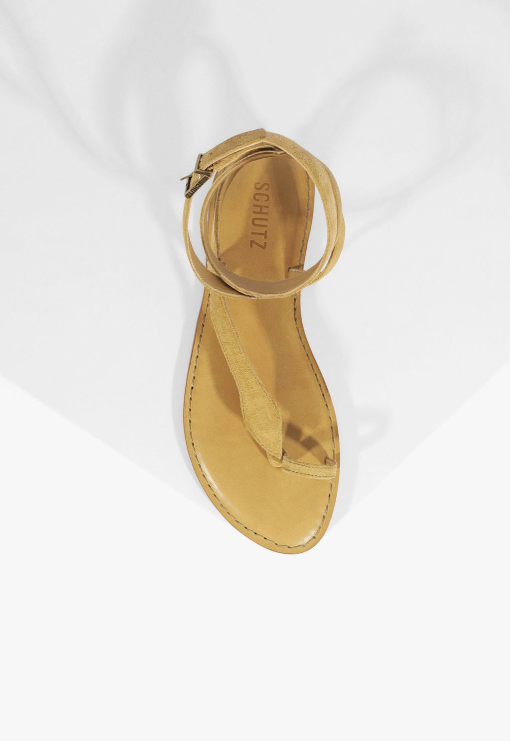 Cleo Suede Flat Sandal