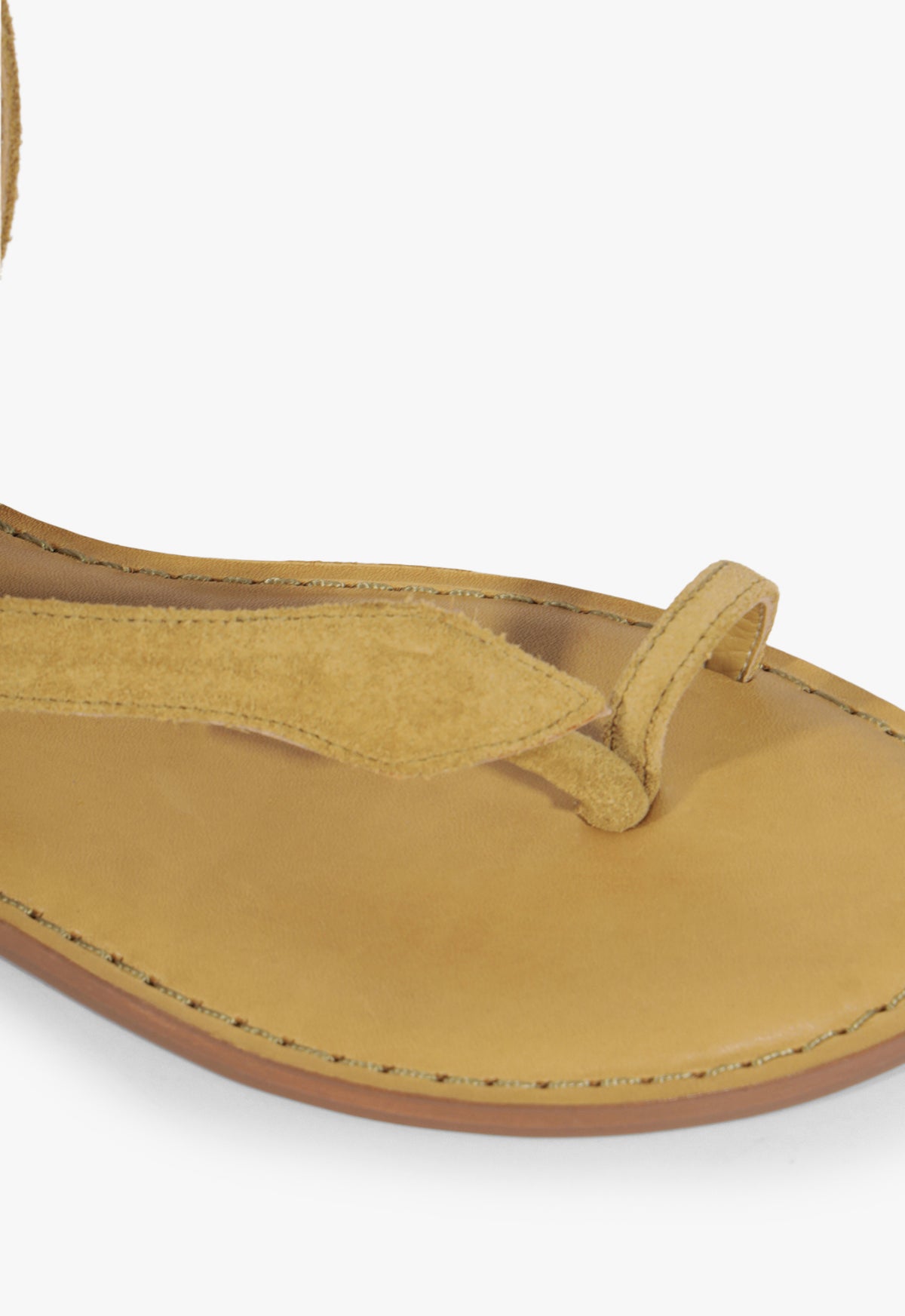 Cleo Suede Flat Sandal