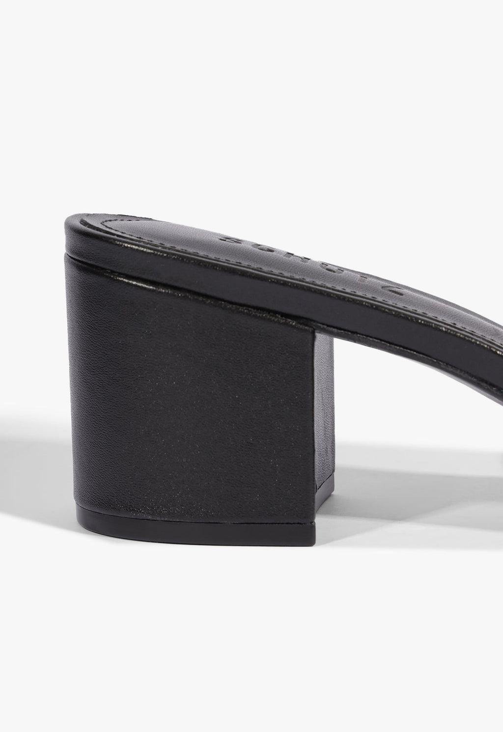 Keefa Block Mule Leather Sandal