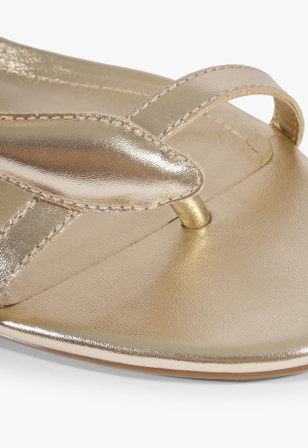 Cleo Metallic Leather Sandal