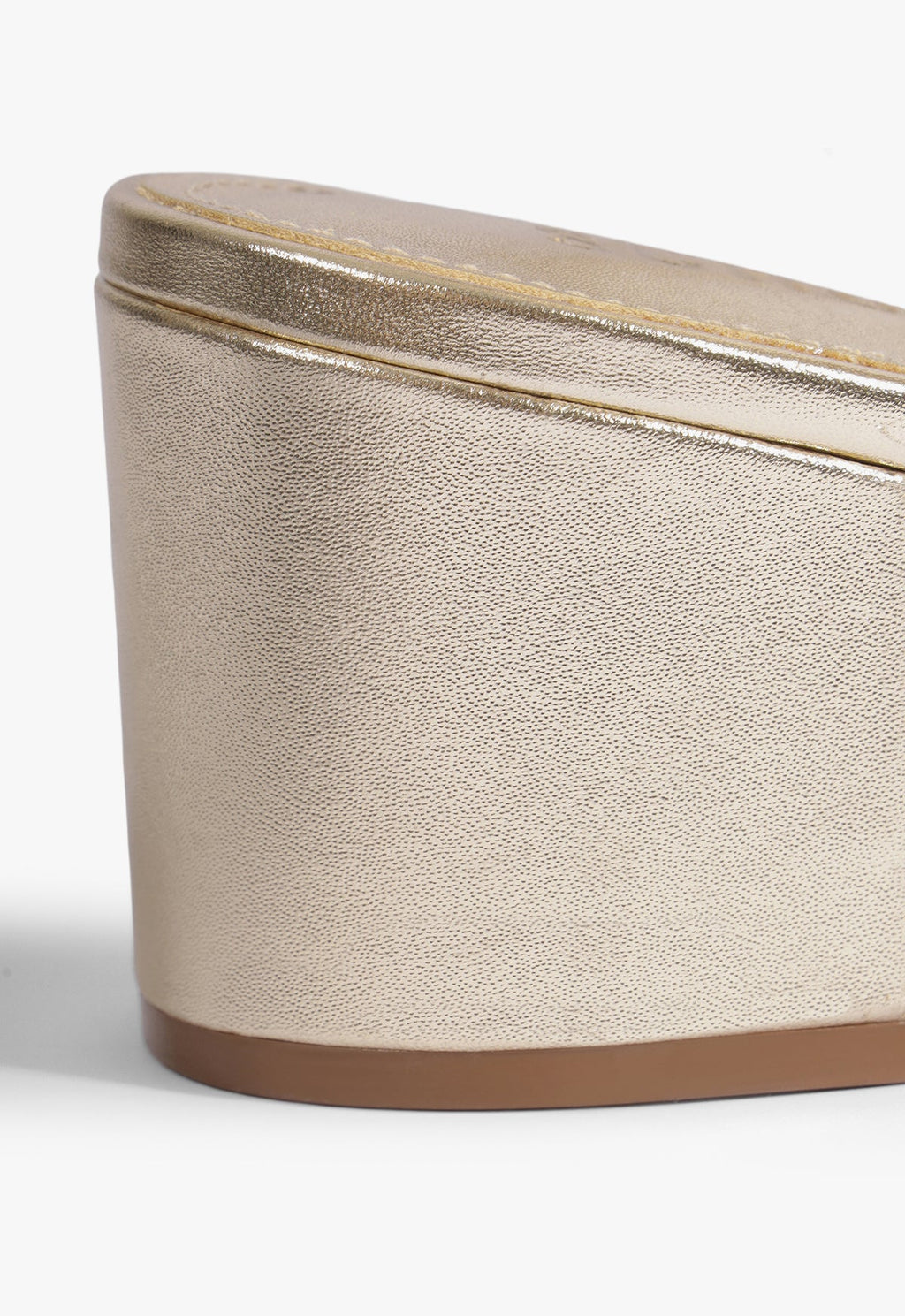 Cleo Metallic Leather Sandal