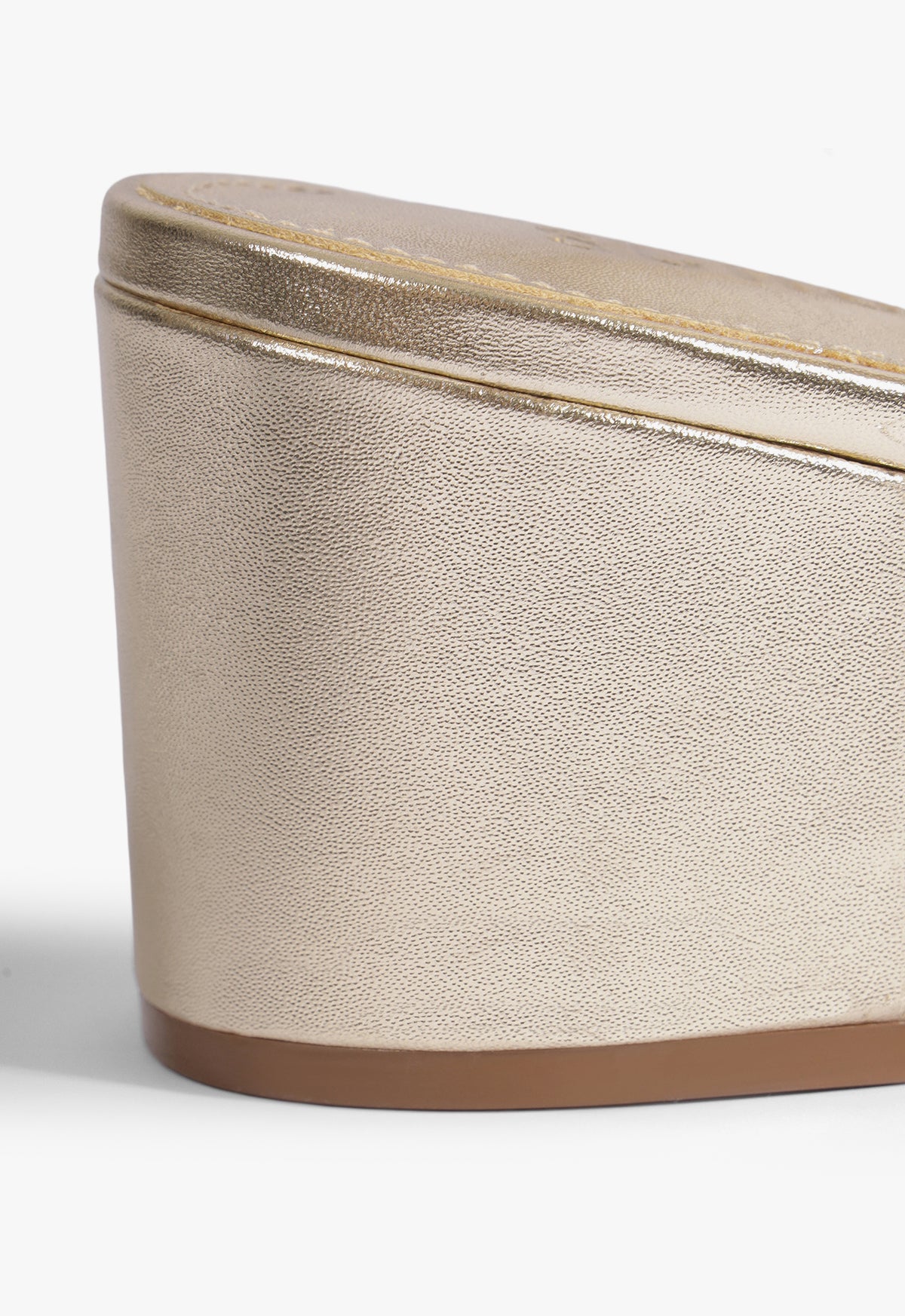 Cleo Metallic Leather Sandal
