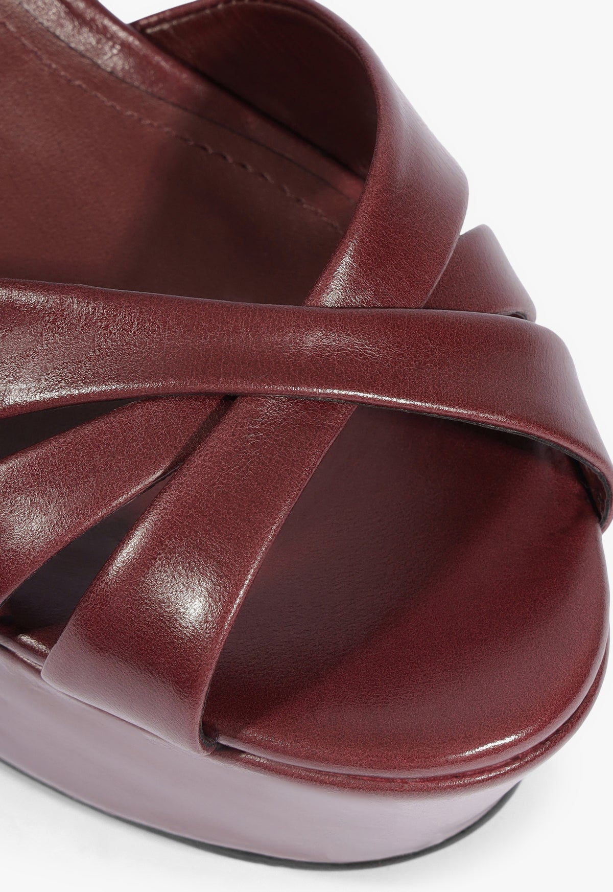 Keefa Leather Platform Sandal