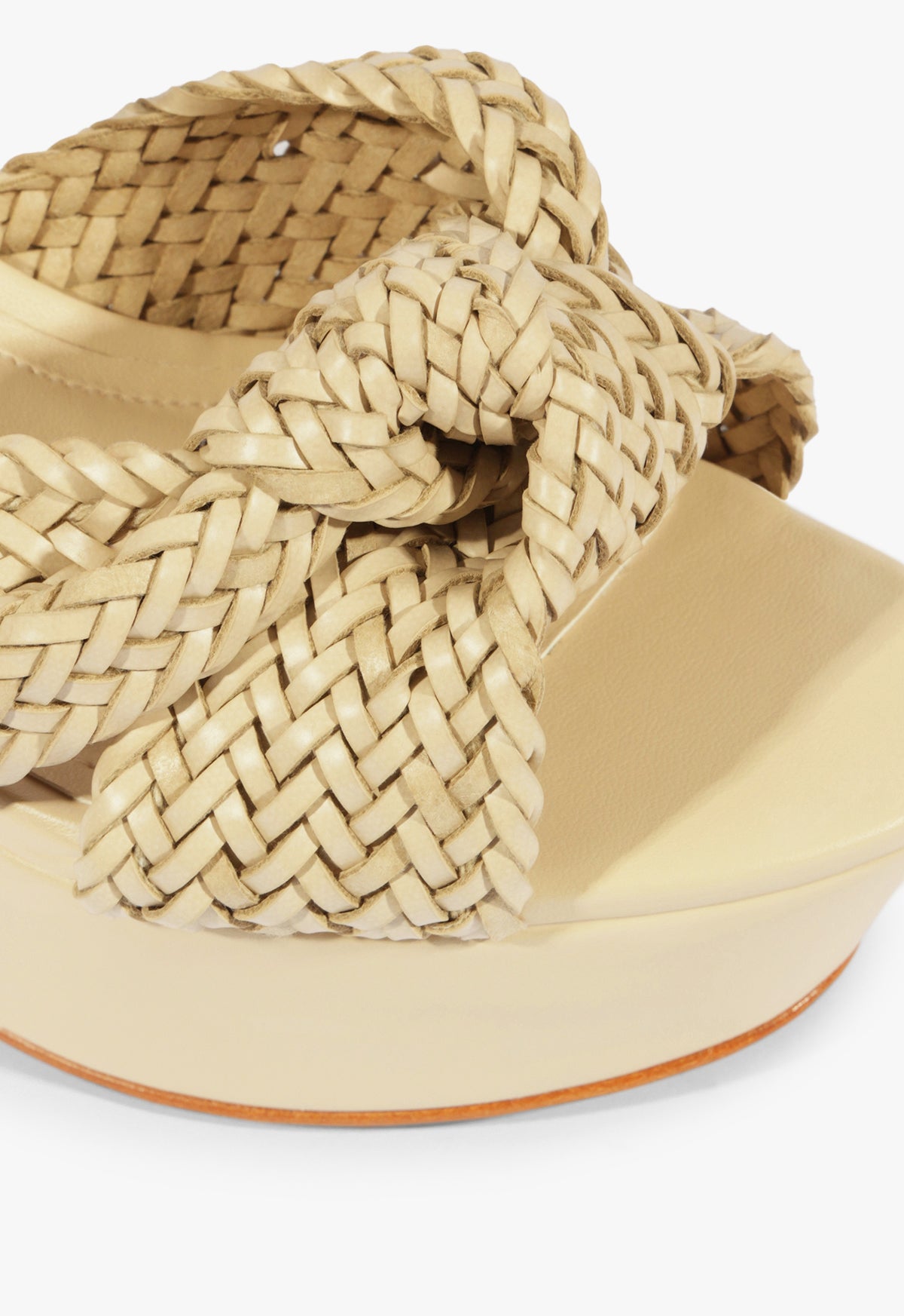 Marbella Leather Platform Sandal