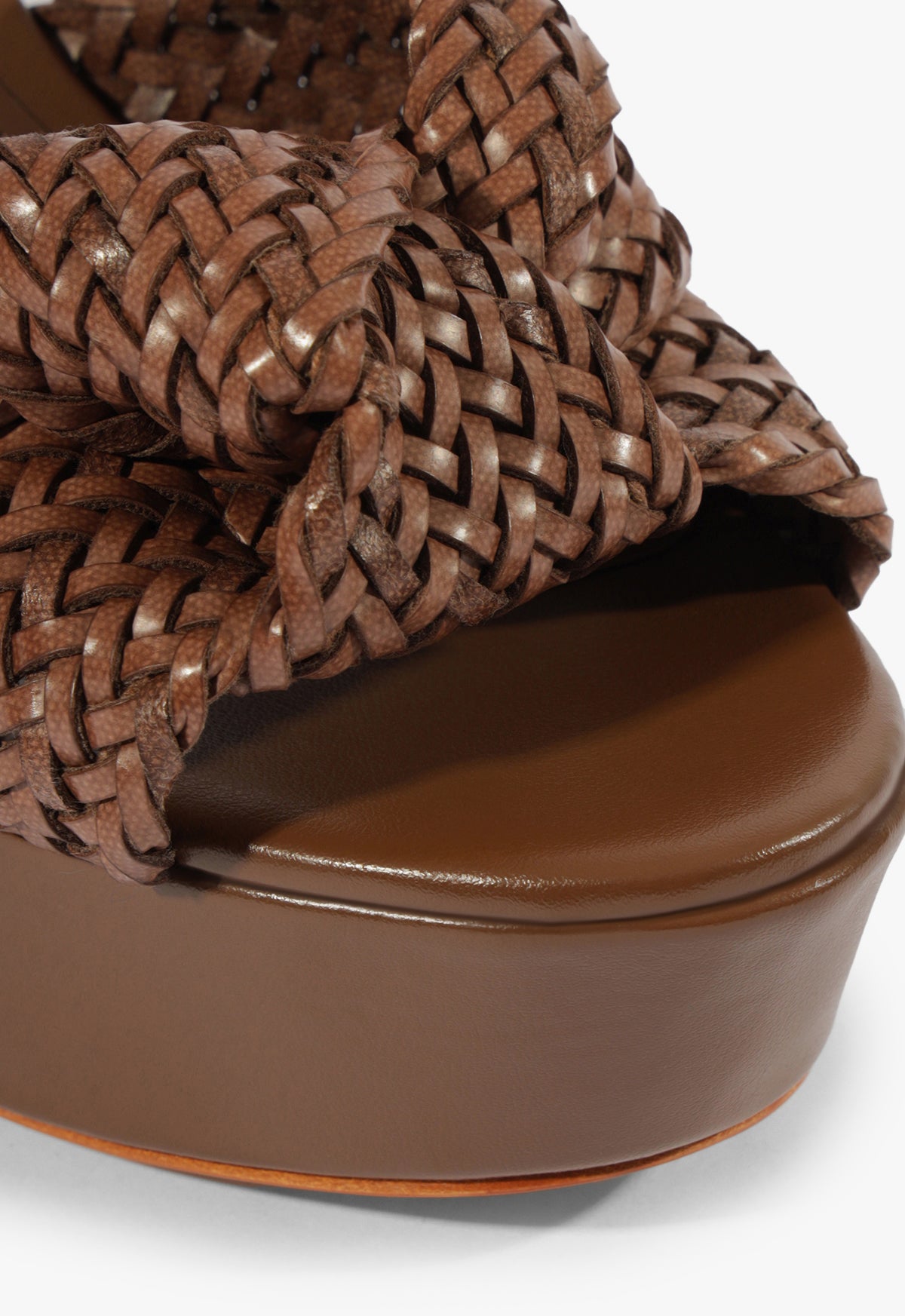 Marbella Leather Platform Sandal