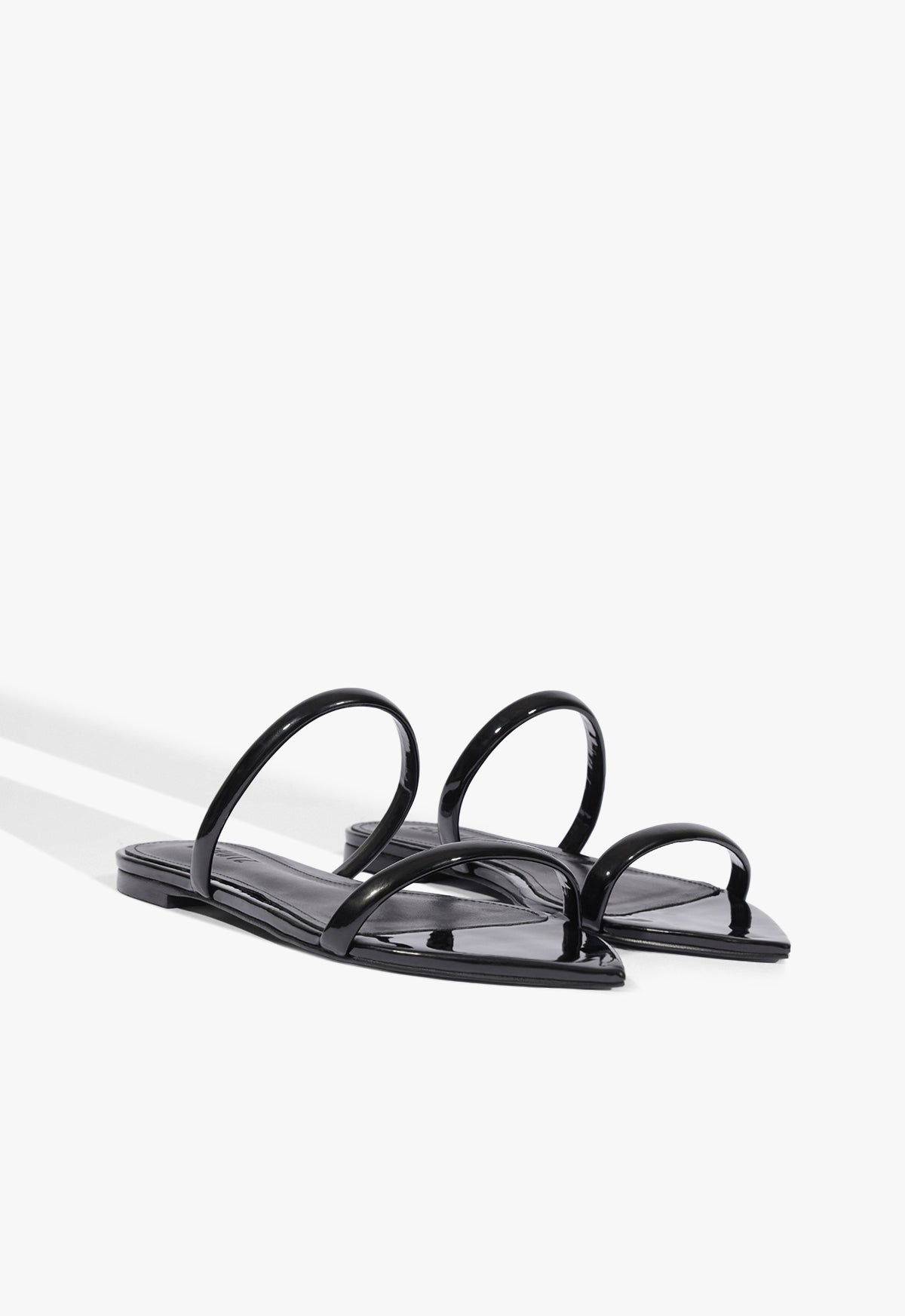 Nylle Patent Flat Sandal