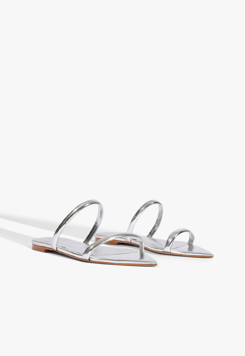 Nylle Metallic Flat Sandal