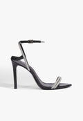Skye Shine Leather Stiletto Sandal