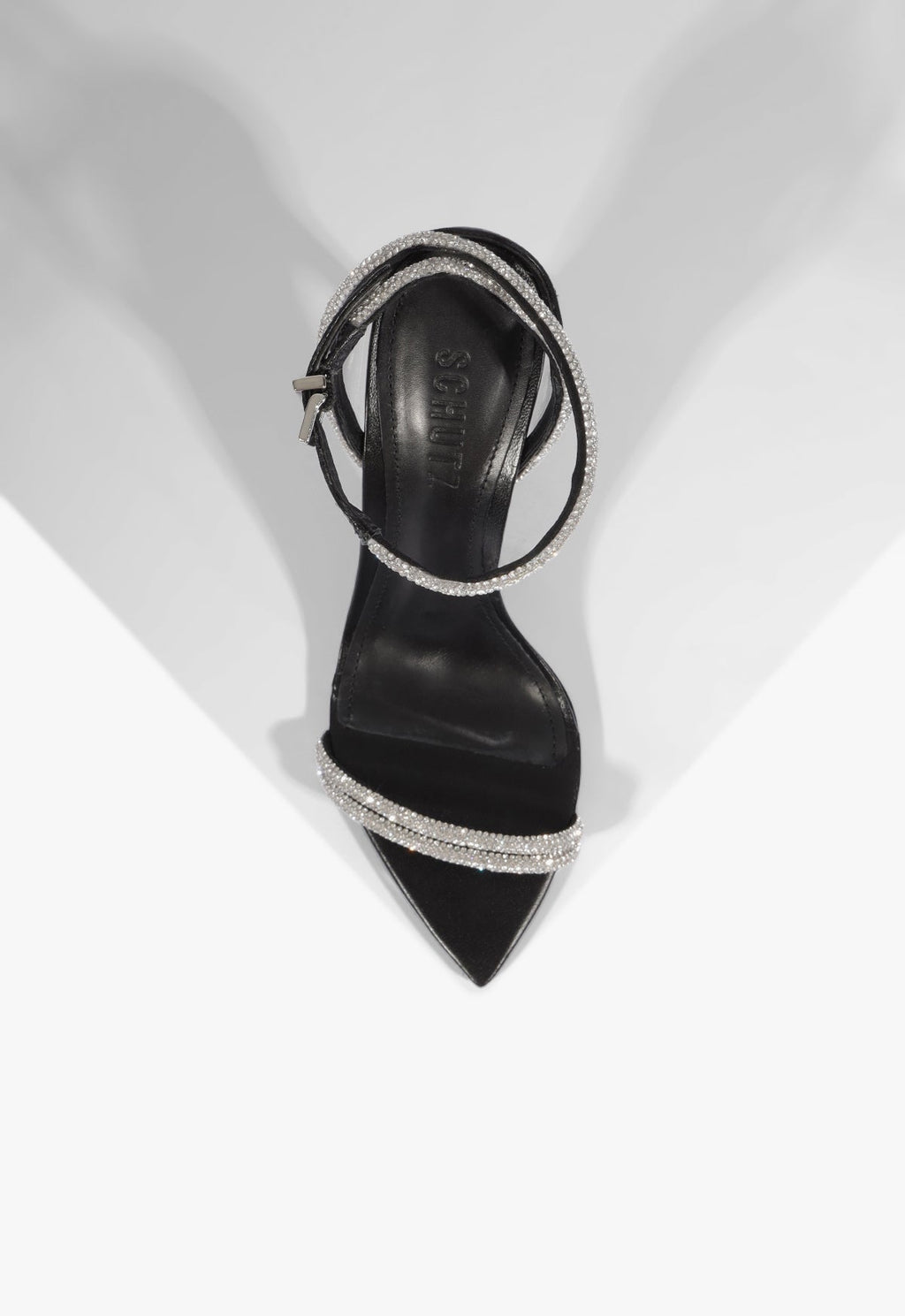 Skye Shine Leather Stiletto Sandal