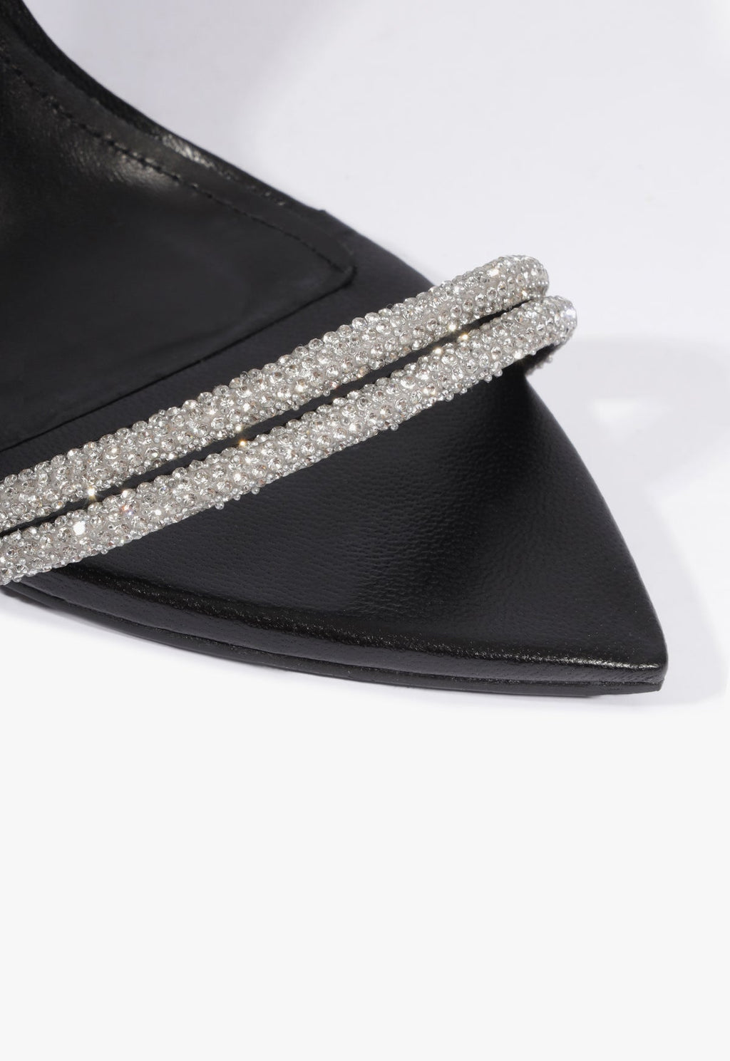 Skye Shine Leather Stiletto Sandal