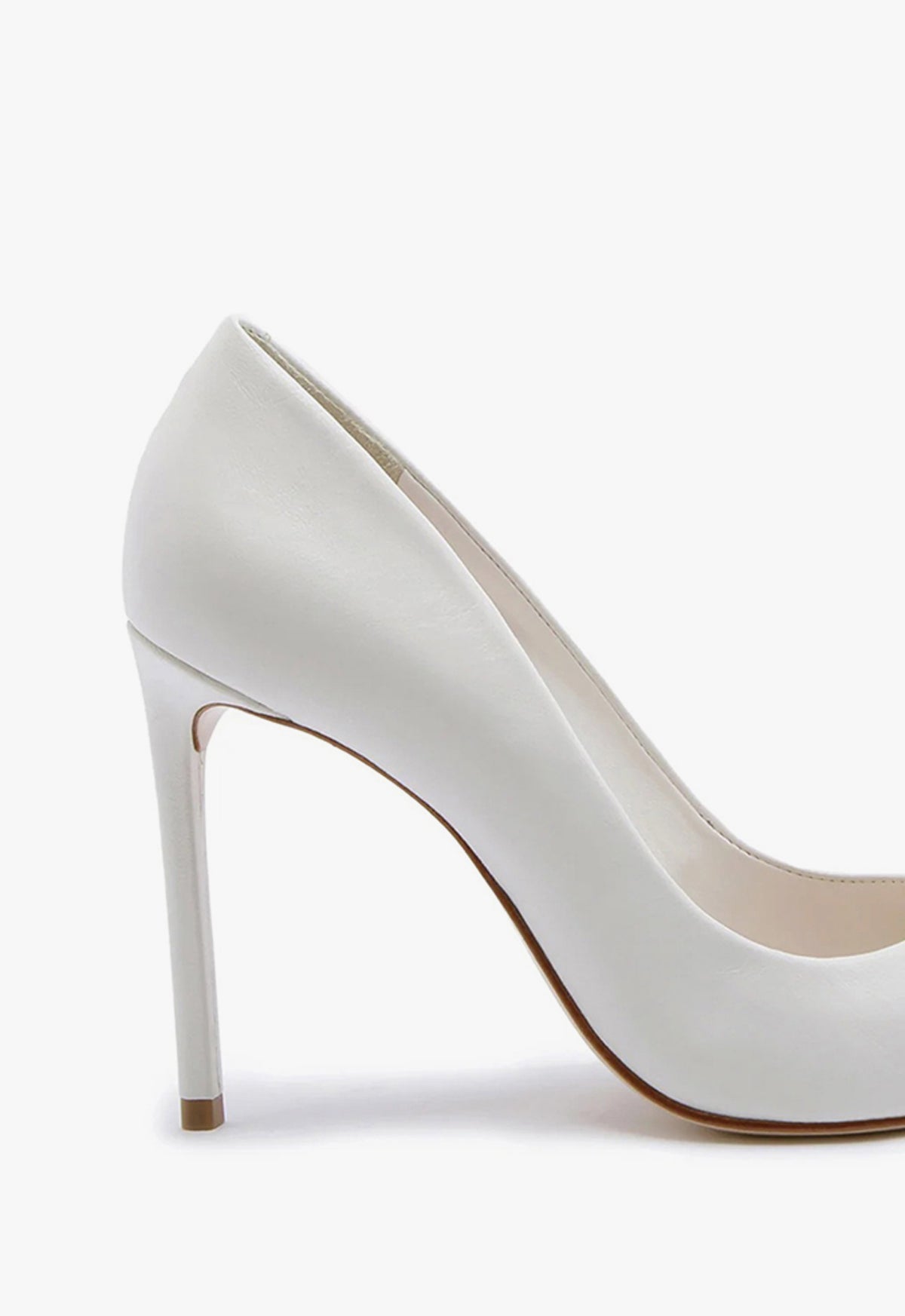 Lou High Stiletto White Pump