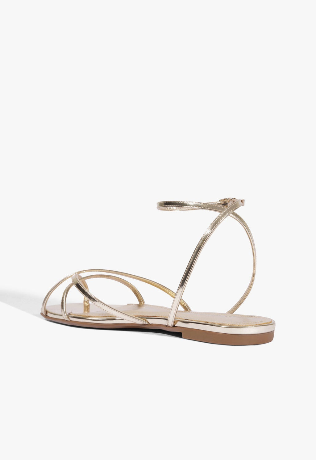 Caeline Buckle Metallic Sandal
