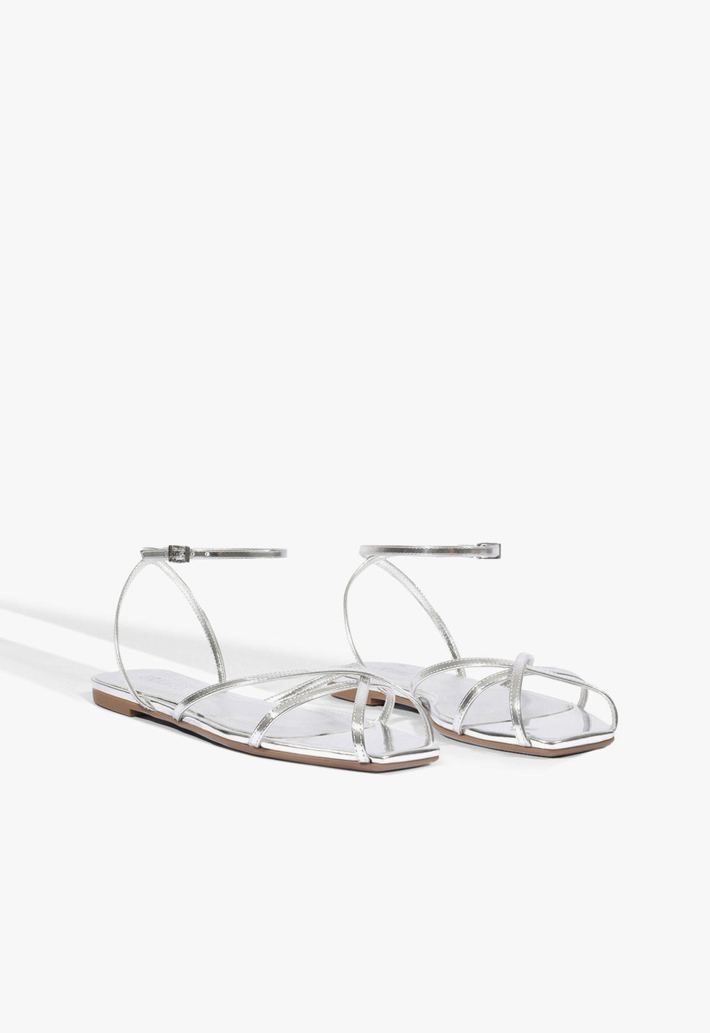 Caeline Buckle Metallic Sandal