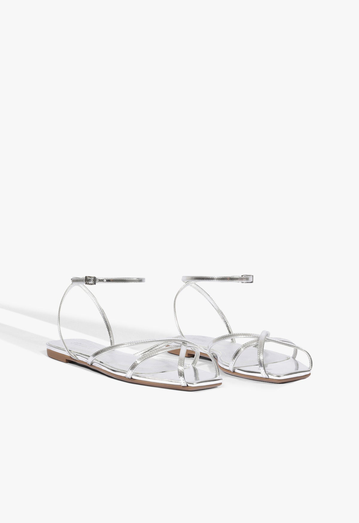 Caeline Buckle Metallic Sandal