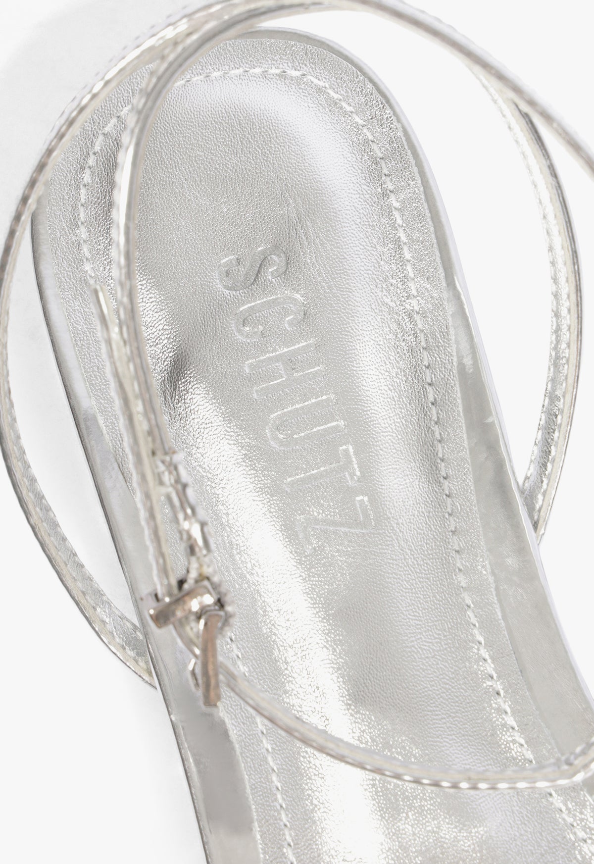 Caeline Buckle Metallic Sandal