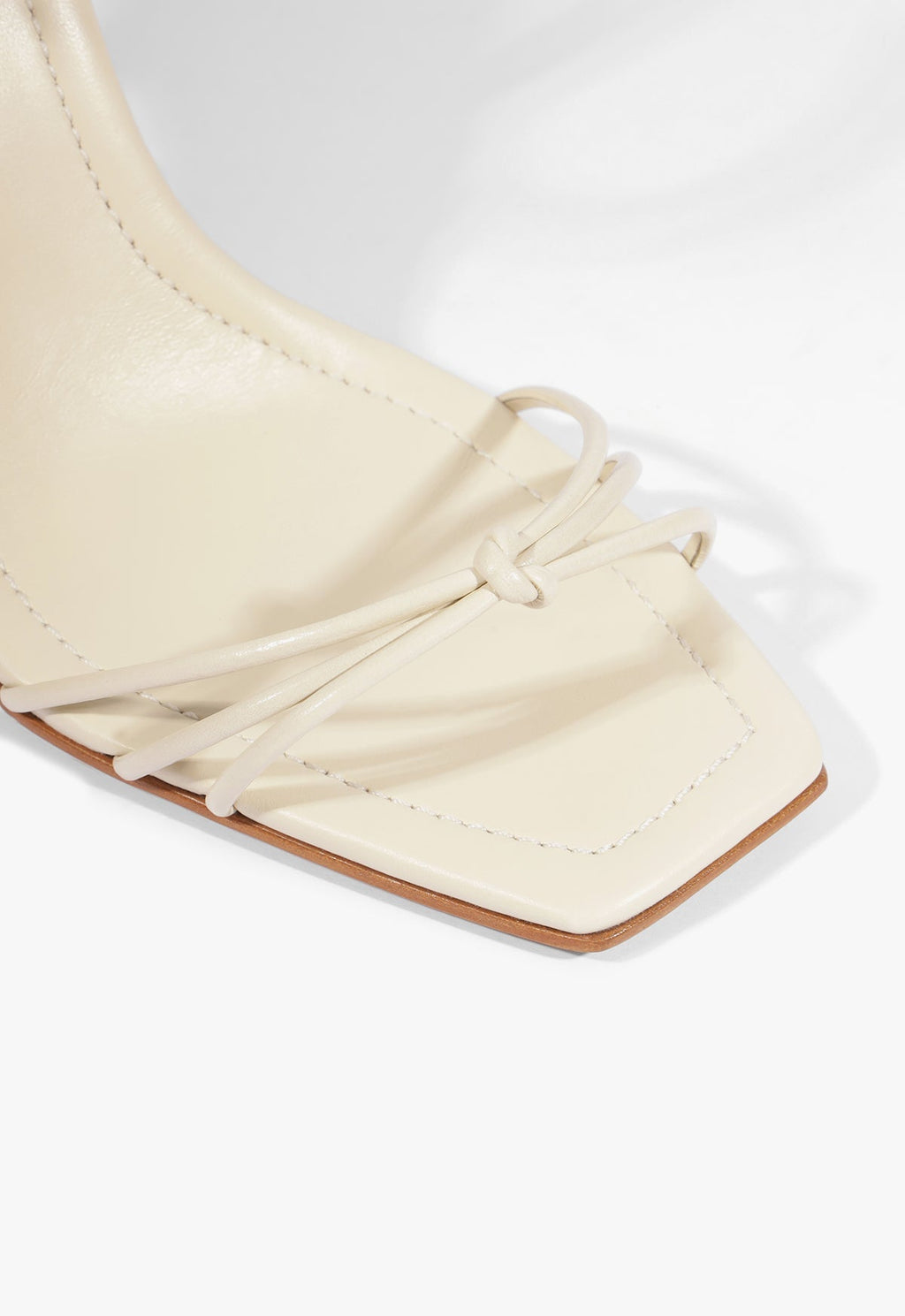 Haven Bamboo Leather Stiletto Sandal