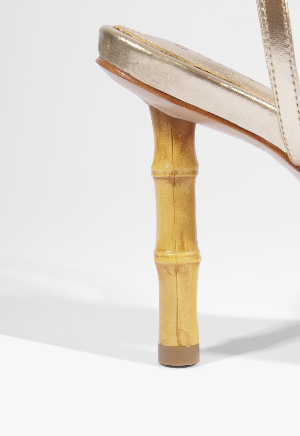 Haven Bamboo Leather Stiletto Sandal