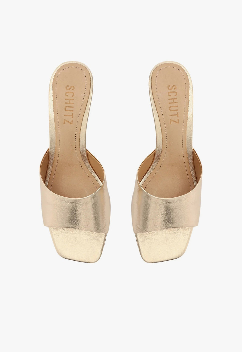 Dethalia Metallic Leather Sandal