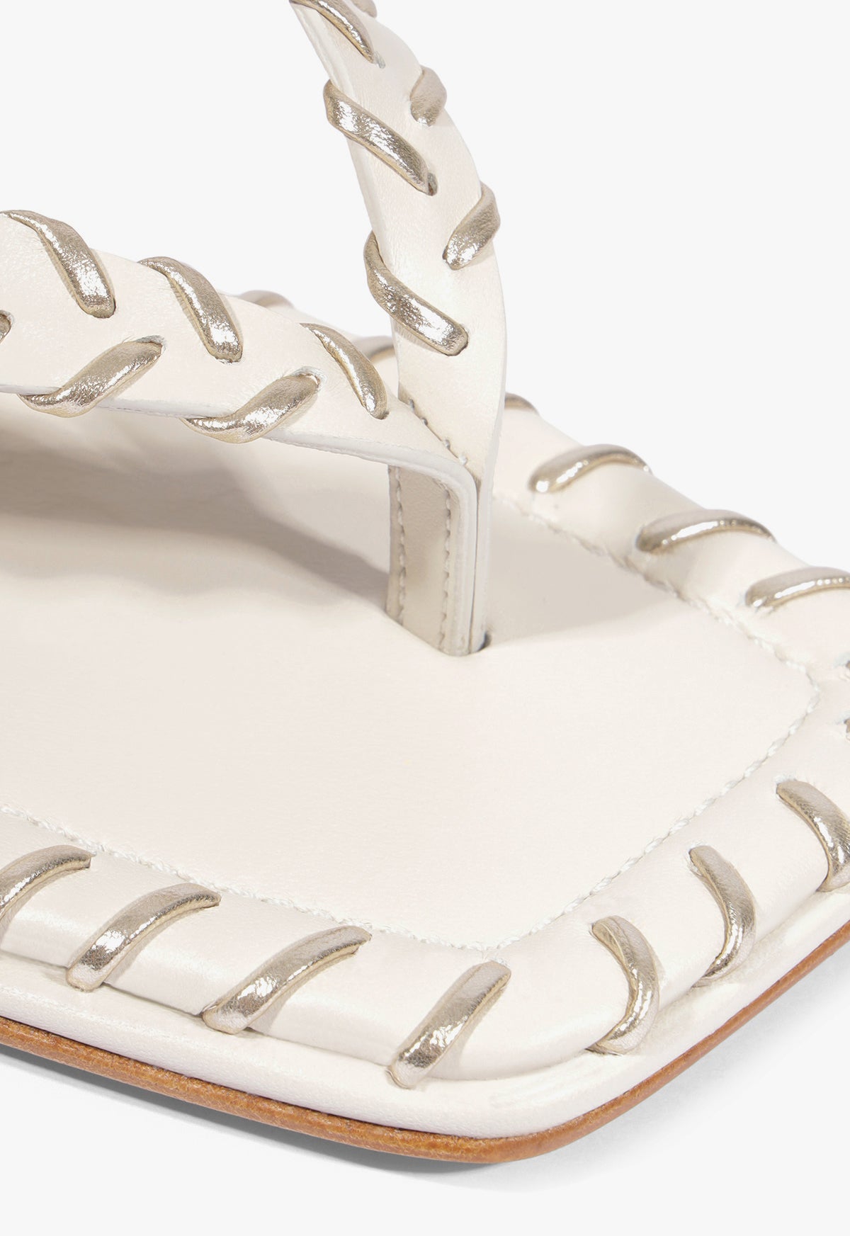 Nayra Leather Thong Sandal