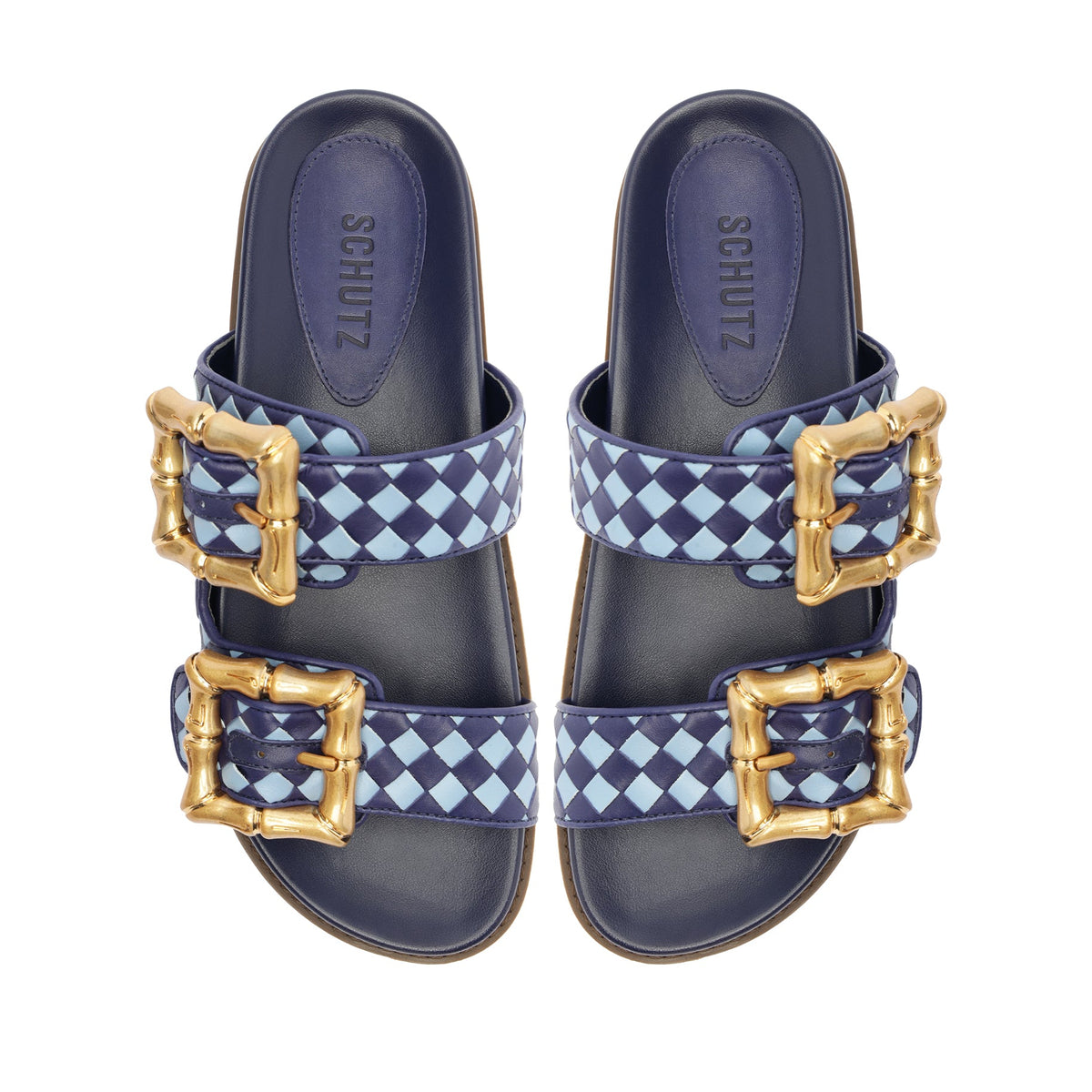 Enola Sporty Woven Leather Sandal