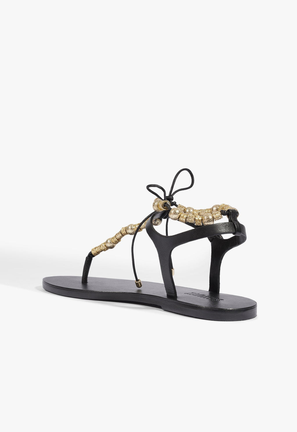 Nia Leather Flat Sandal