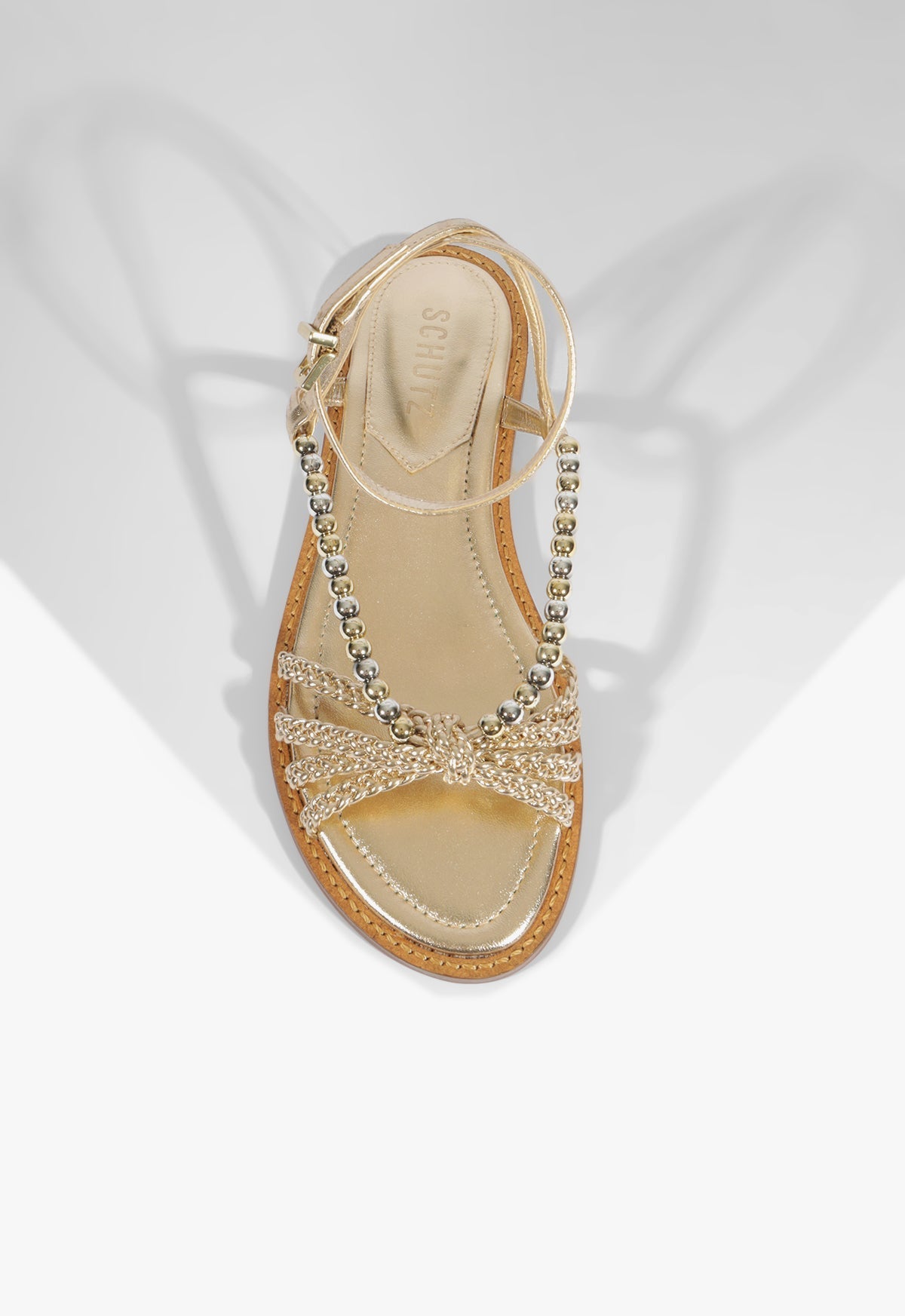 Adele Leather Flat Sandal
