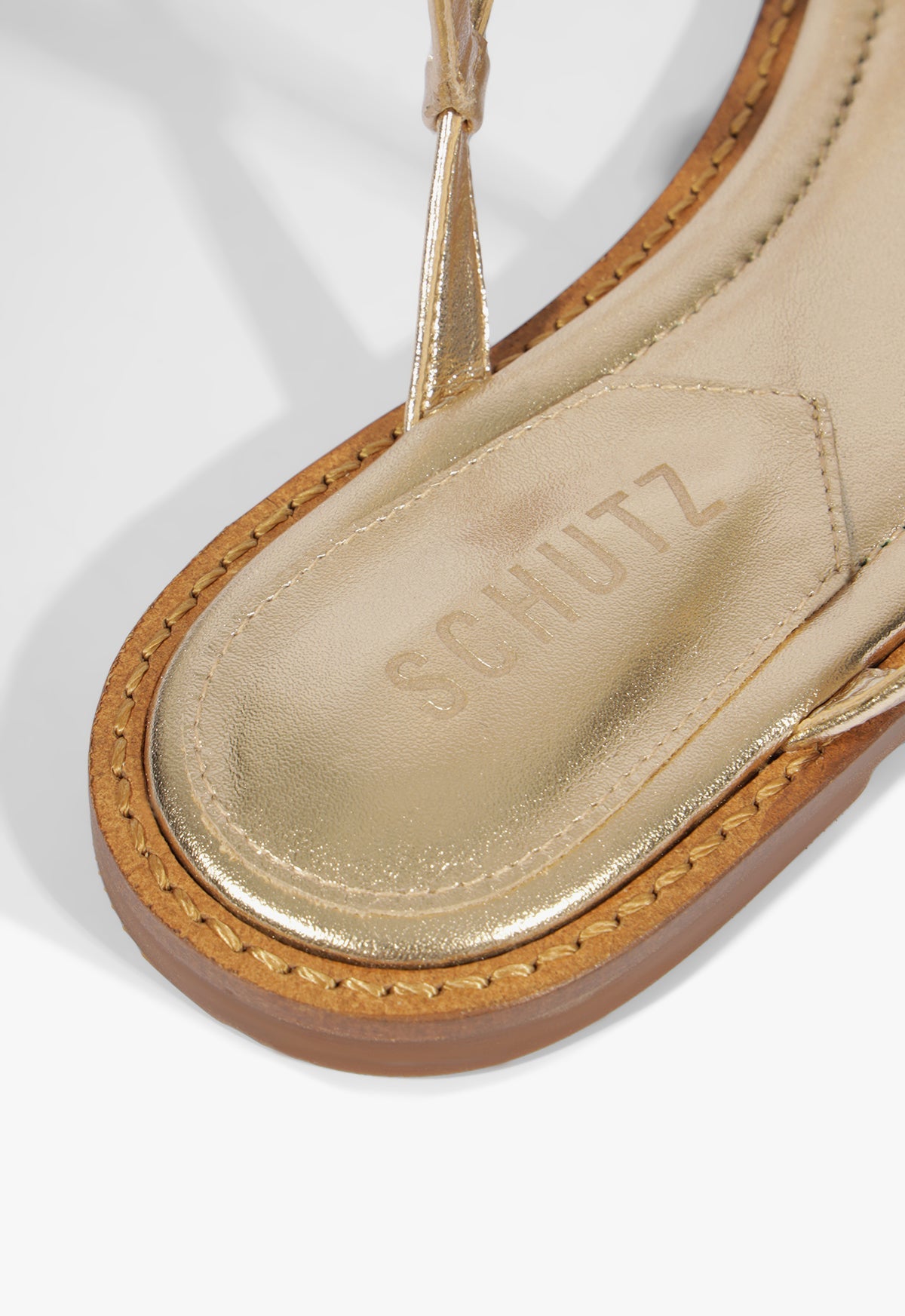 Adele Leather Flat Sandal