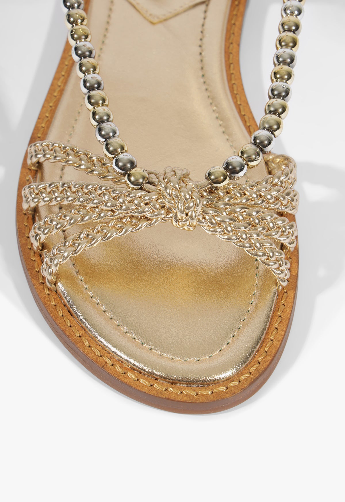 Adele Leather Flat Sandal