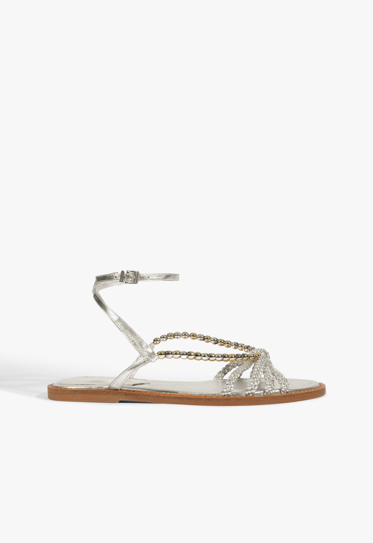 Adele Leather Flat Sandal