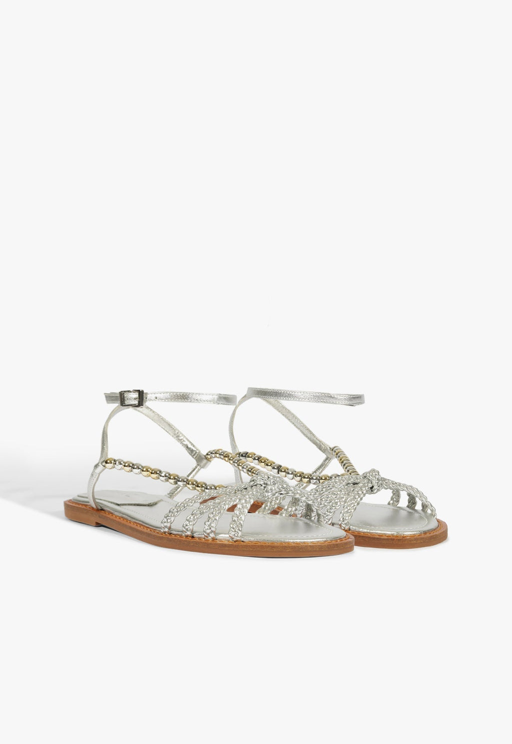 Adele Leather Flat Sandal