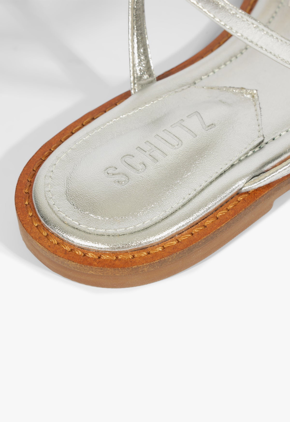 Adele Leather Flat Sandal