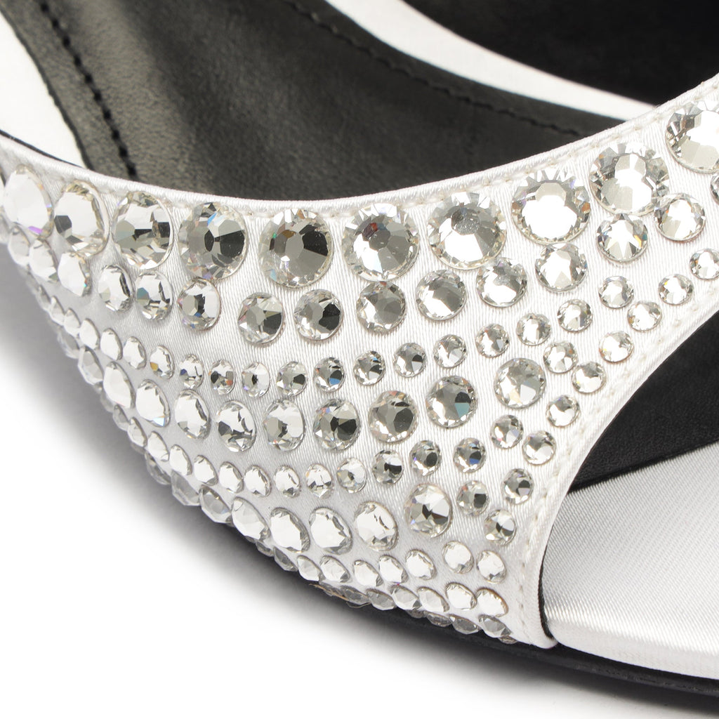 Louise Low Satin Sandal