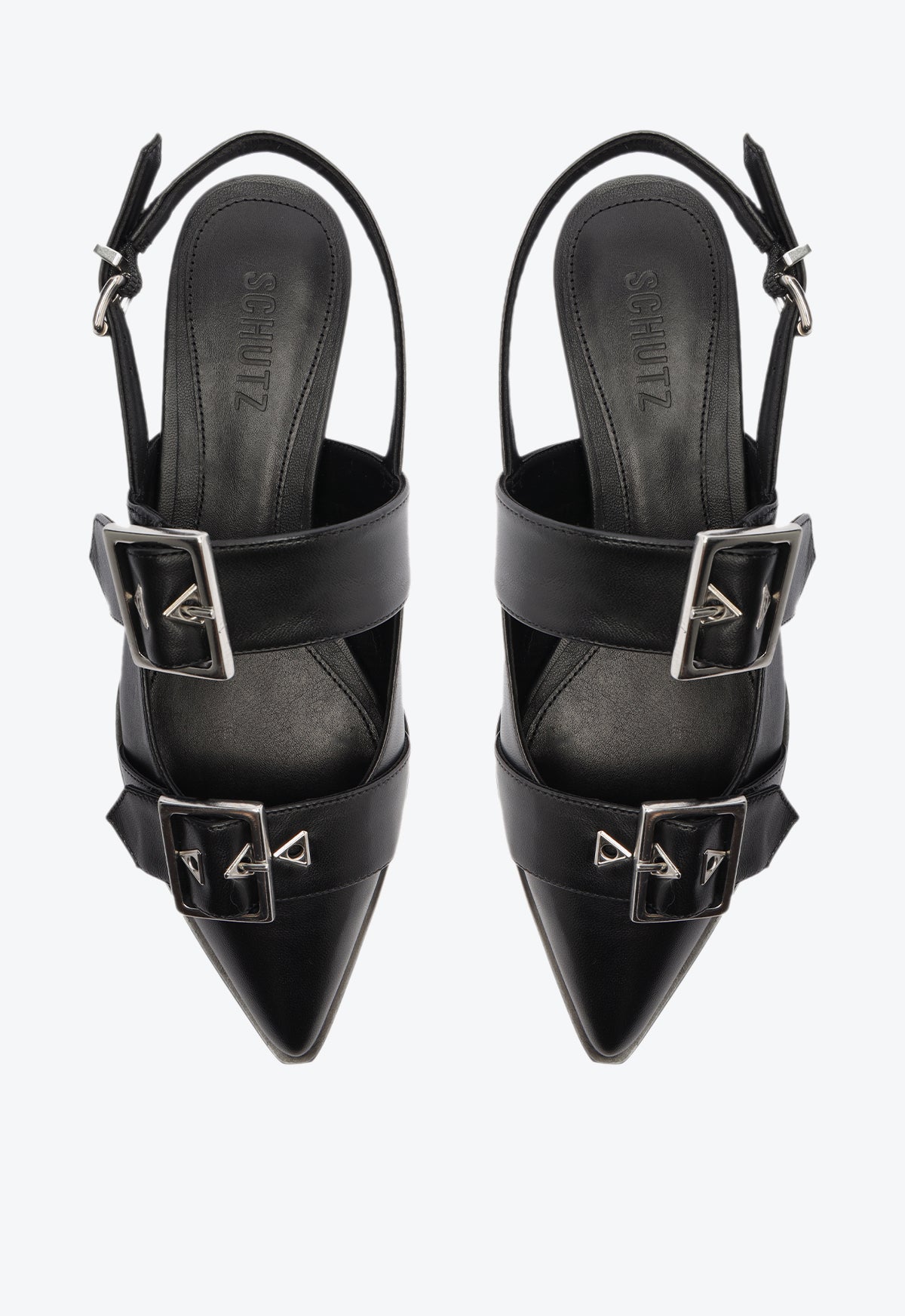 Darla Sling Leather Flat